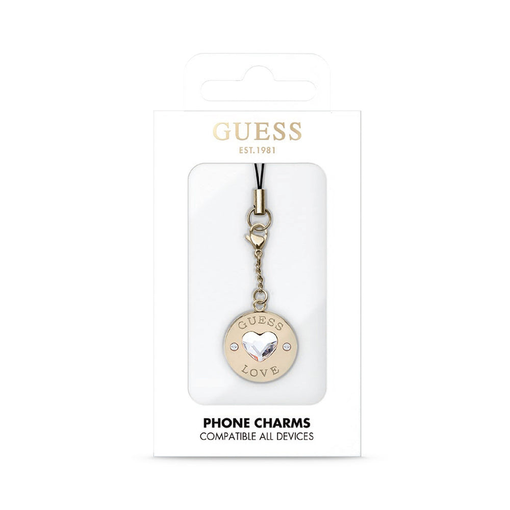 Guess Universal Wrist Chain - Diamond Charm - Gold-Telefoonkoord-Ilumina Benelux