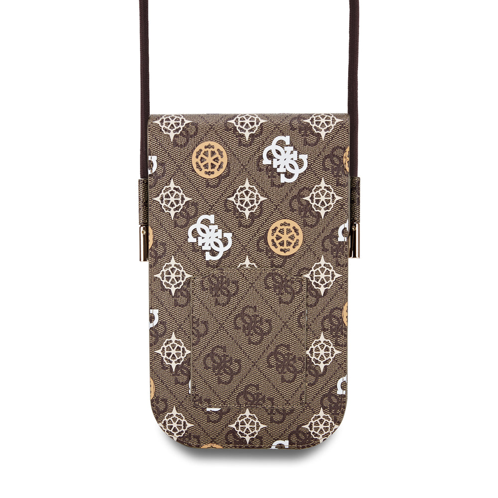 Guess Wallet tas Multicolor print on 4G - Bruin-Hoesjes-Ilumina Benelux