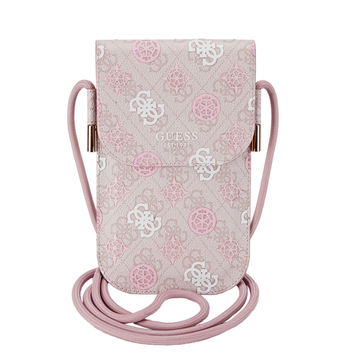 Guess Wallet tas Multicolor print on 4G - Roze-Hoesjes-Ilumina Benelux