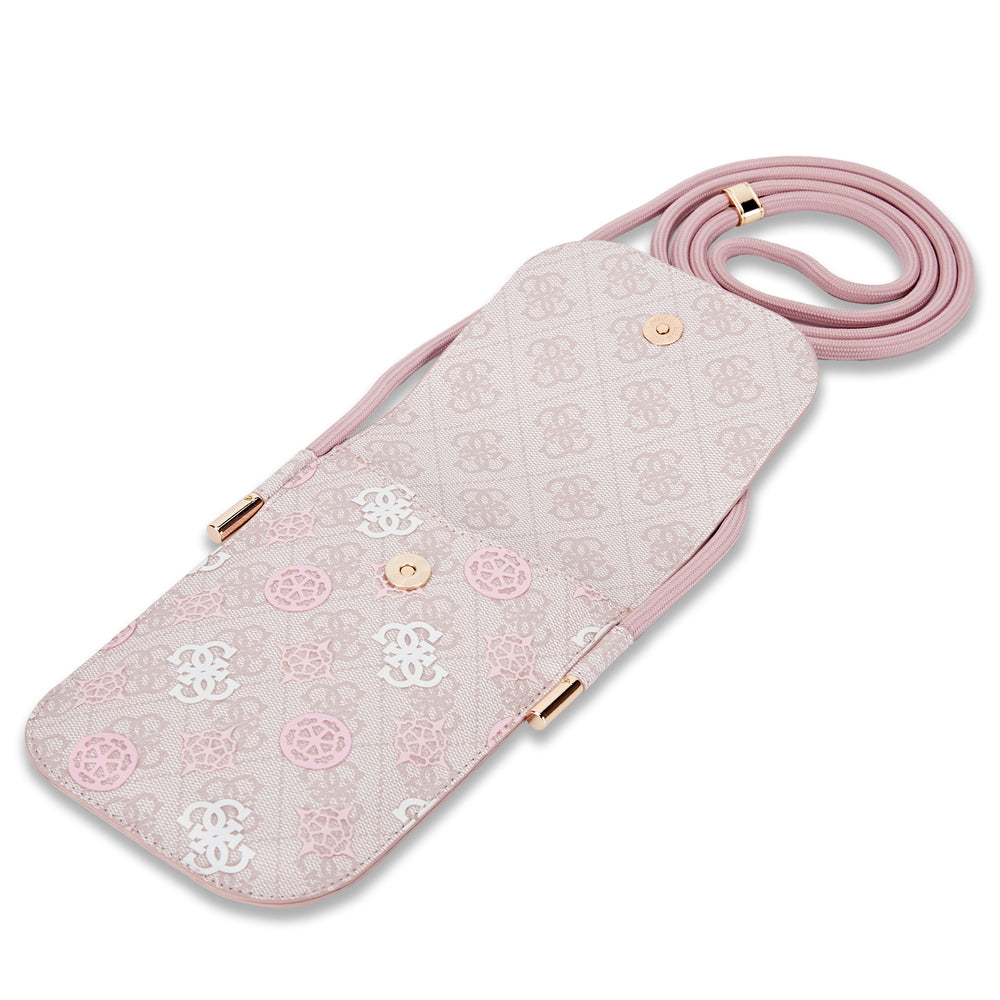 Guess Wallet tas Multicolor print on 4G - Roze-Hoesjes-Ilumina Benelux