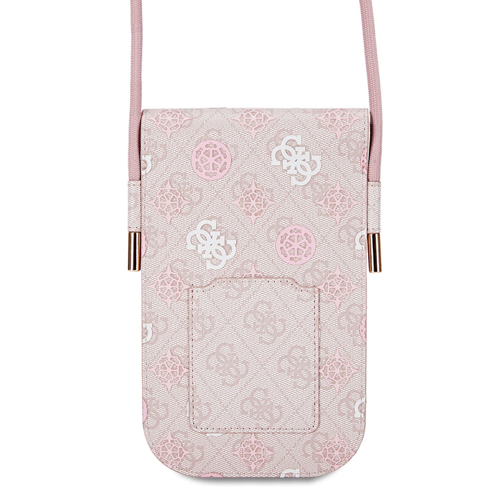Guess Wallet tas Multicolor print on 4G - Roze-Hoesjes-Ilumina Benelux