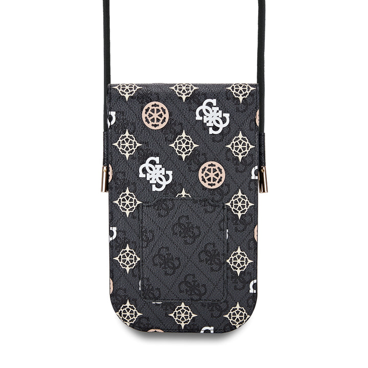 Guess Wallet tas Multicolor print on 4G - Zwart-Hoesjes-Ilumina Benelux