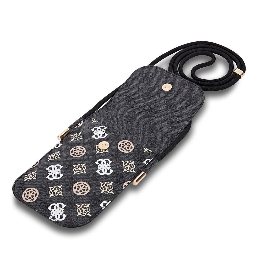 Guess Wallet tas Multicolor print on 4G - Zwart-Hoesjes-Ilumina Benelux
