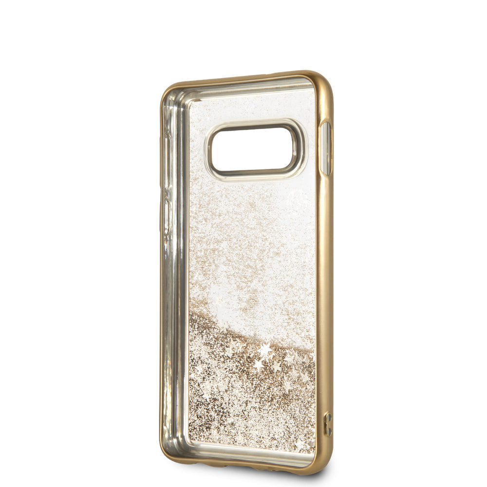 Guess back cover voor Samsung Galaxy S10e - Goud-Hoesjes-Ilumina Benelux