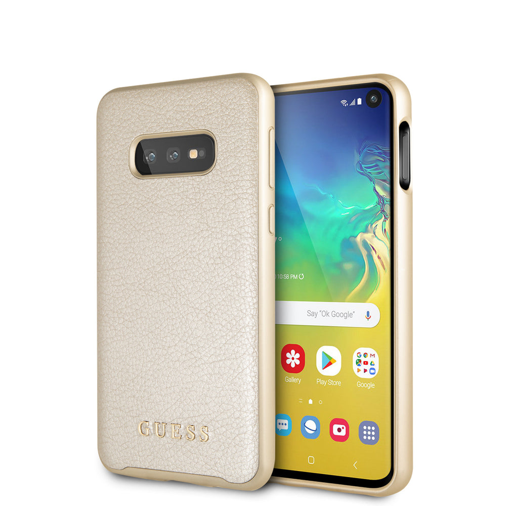 Guess backcover voor Samsung Galaxy S10e - Goud-Hoesjes-Ilumina Benelux