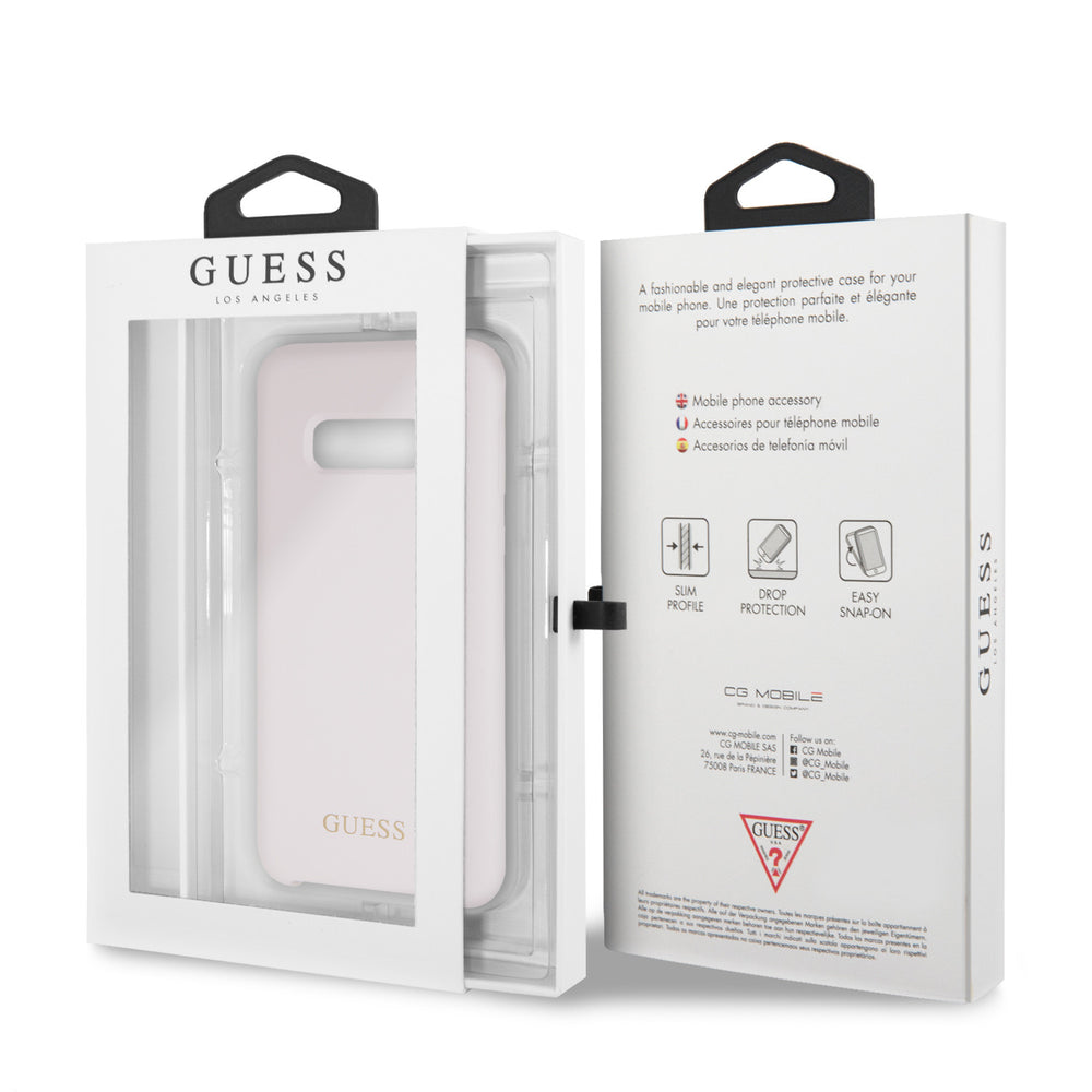 Guess backcover voor Samsung Galaxy S10e - Roze-Hoesjes-Ilumina Benelux