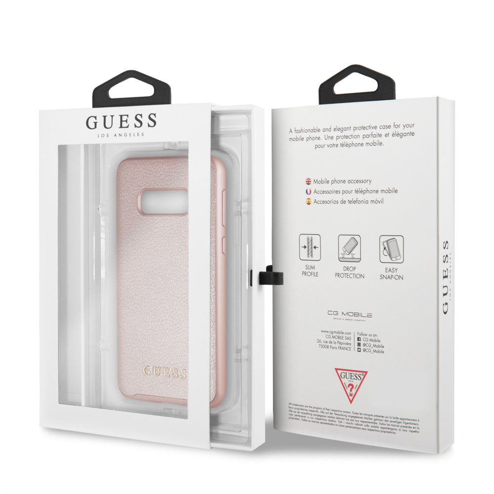 Guess backcover voor Samsung Galaxy S10e - Rozegoud-Hoesjes-Ilumina Benelux