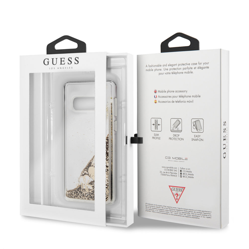 Guess backcover voor de Samsung Galaxy S10e - Goud-Hoesjes-Ilumina Benelux