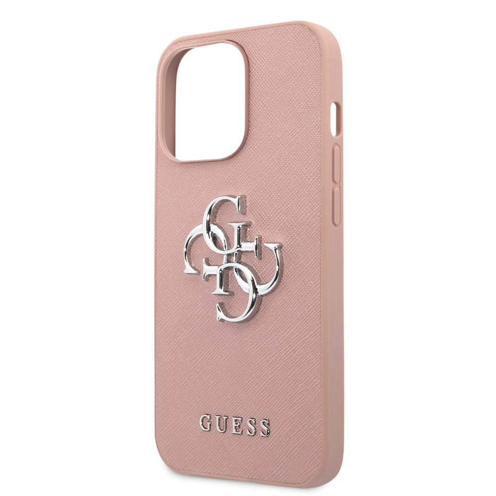 Guess iPhone 13 Pro Hardcase Backcover - Big 4G Logo - Roze-Hoesjes-Ilumina Benelux