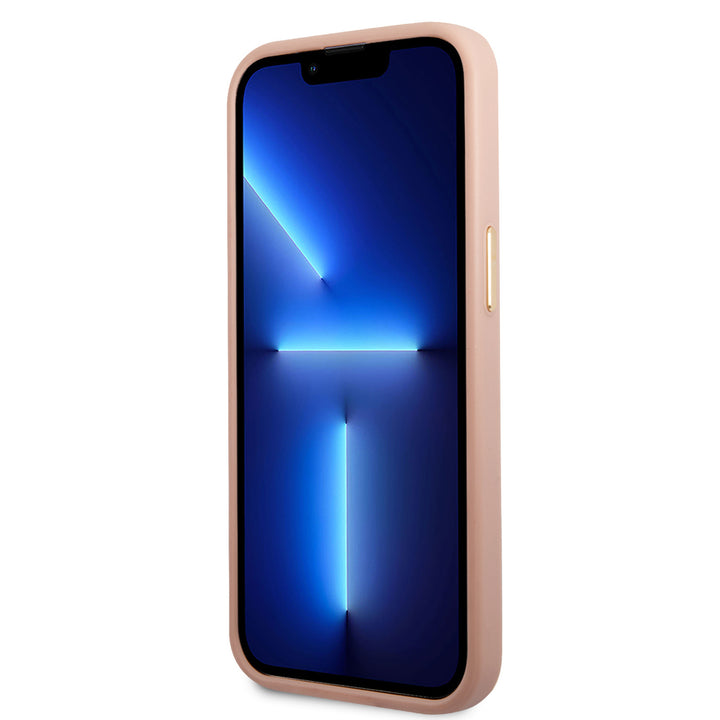 Guess iPhone 14 Plus en iPhone 15 Plus Backcover hoesje- Roze-Hoesjes-Ilumina Benelux