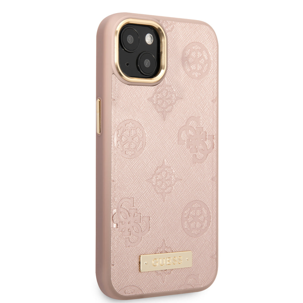 Guess iPhone 14 Plus en iPhone 15 Plus Backcover hoesje- Roze-Hoesjes-Ilumina Benelux