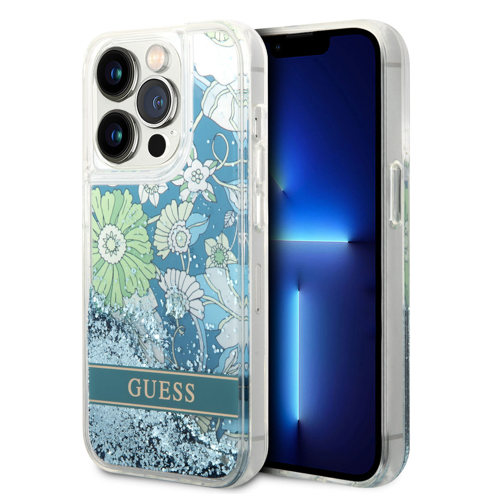 Guess iPhone 14 Pro Back Cover hoesje - Groen-Hoesjes-Ilumina Benelux