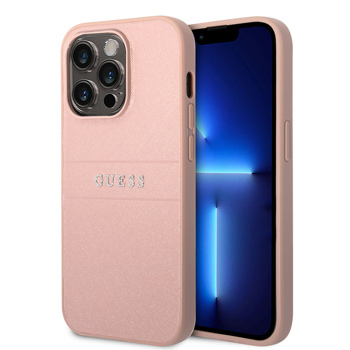 Guess iPhone 14 Pro Back Cover hoesje - Roze-Hoesjes-Ilumina Benelux