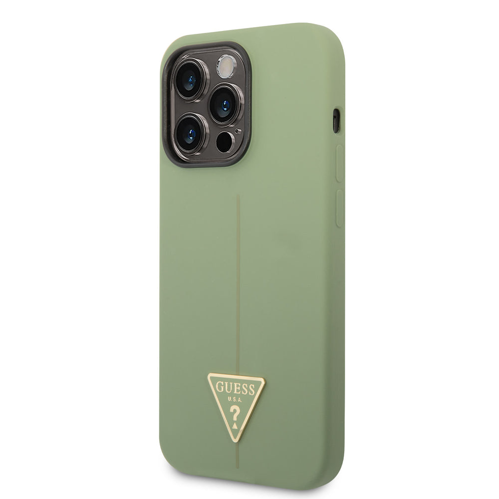 Guess iPhone 14 Pro Backcover hoesje - Groen-Hoesjes-Ilumina Benelux