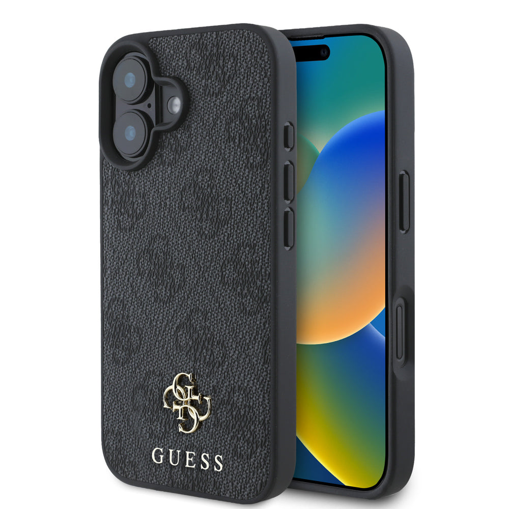 Guess iPhone 16 Backcover hoesje Magsafe 4G Small - Zwart-Hoesjes-Ilumina Benelux