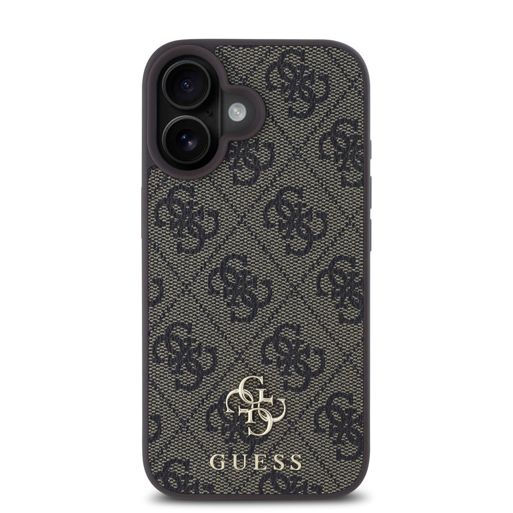 Guess iPhone 16 Backcover hoesje Magsafe PU 4G - Bruin-Hoesjes-Ilumina Benelux