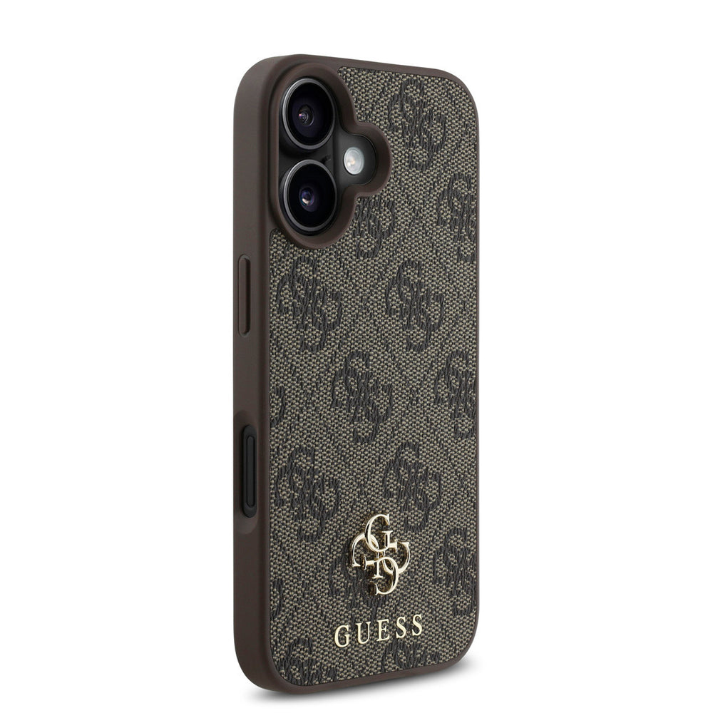 Guess iPhone 16 Backcover hoesje Magsafe PU 4G - Bruin-Hoesjes-Ilumina Benelux