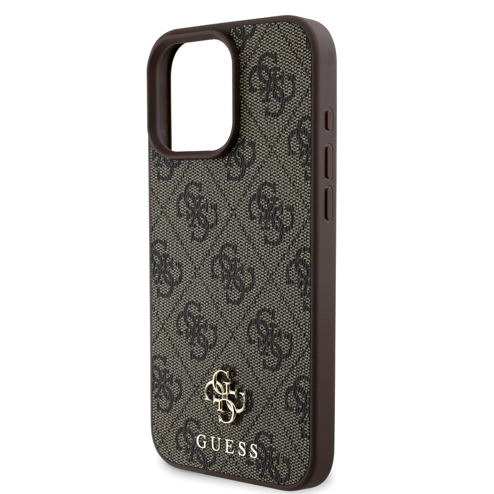 Guess iPhone 16 Pro Backcover hoesje Magsafe 4G Small - Bruin-Hoesjes-Ilumina Benelux