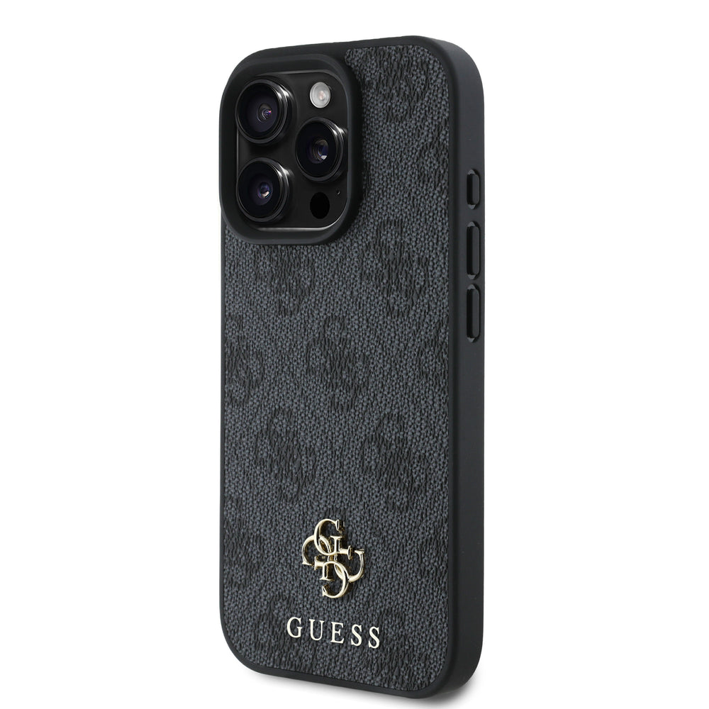 Guess iPhone 16 Pro Backcover hoesje Magsafe 4G Small - Zwart-Hoesjes-Ilumina Benelux