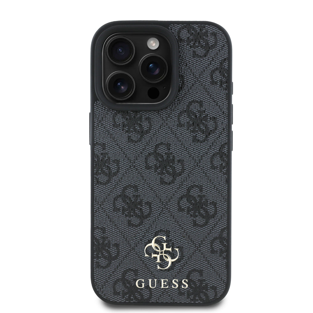 Guess iPhone 16 Pro Backcover hoesje Magsafe 4G Small - Zwart-Hoesjes-Ilumina Benelux
