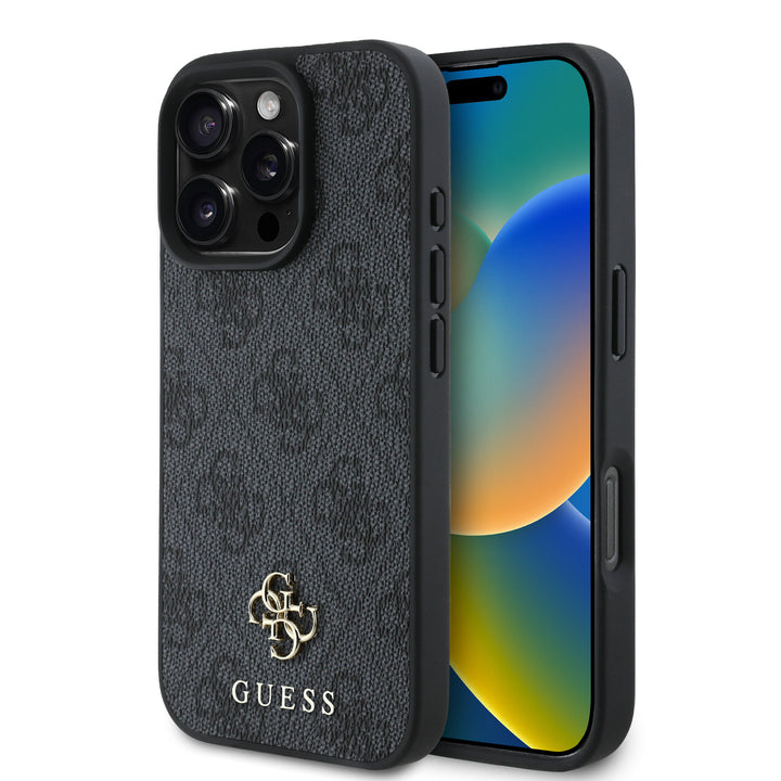 Guess iPhone 16 Pro Max Backcover hoesje Magsafe 4G Small - Zwart-Hoesjes-Ilumina Benelux