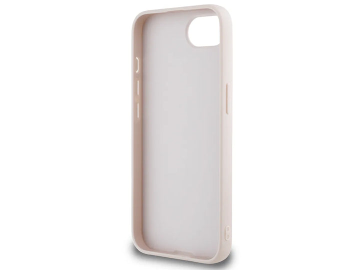 Guess iPhone 16e & 17e Backcover hoesje - 4G - Big Metal Logo - Roze-Hoesjes-Ilumina Benelux