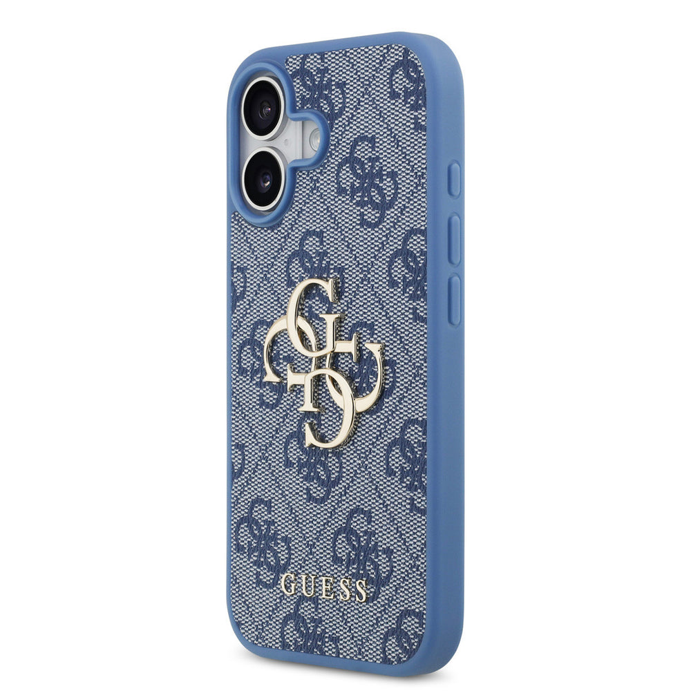 Guess iPhone 17 Backcover hoesje - 4G - Big Metal Logo - Blauw-Hoesjes-Ilumina Benelux
