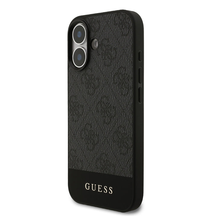 Guess iPhone 17 Backcover hoesje - 4G Bottom Stripe - Grijs-Hoesjes-Ilumina Benelux