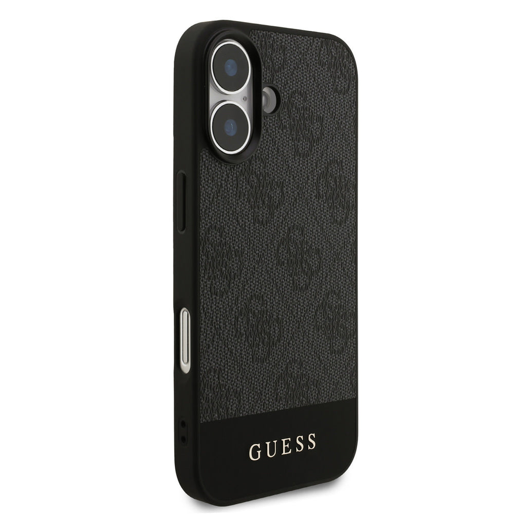 Guess iPhone 17 Backcover hoesje - 4G Bottom Stripe - Grijs-Hoesjes-Ilumina Benelux