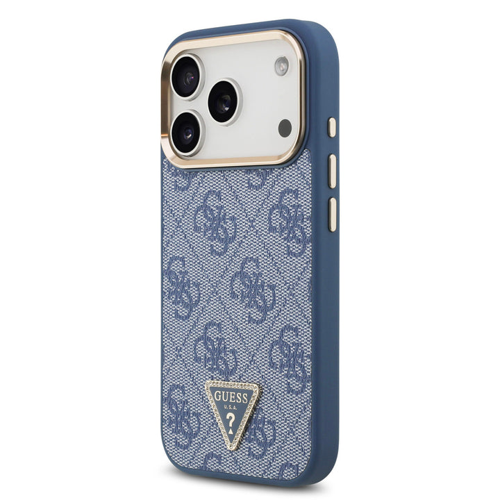 Guess iPhone 17 Pro Back Cover hoesje - MagSafe - Blauw-Hoesjes-Ilumina Benelux