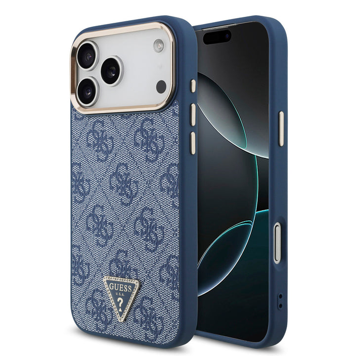Guess iPhone 17 Pro Max Back Cover hoesje - MagSafe - Blauw-Hoesjes-Ilumina Benelux