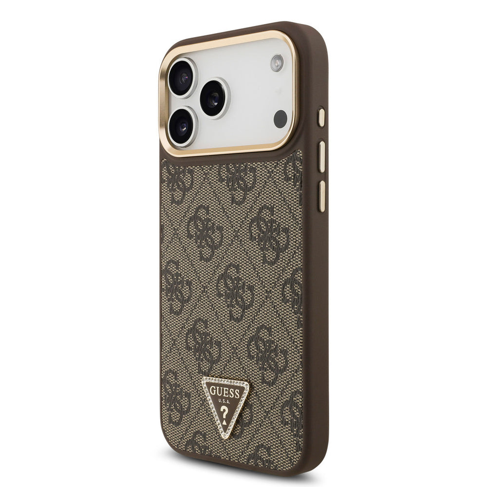 Guess iPhone 17 Pro Max Back Cover hoesje - MagSafe - Bruin-Hoesjes-Ilumina Benelux
