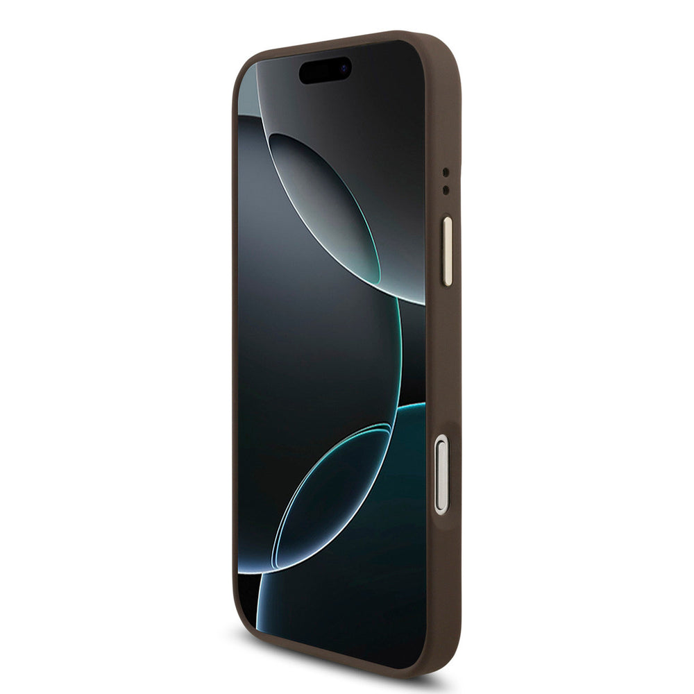 Guess iPhone 17 Pro Max Back Cover hoesje - MagSafe - Bruin-Hoesjes-Ilumina Benelux