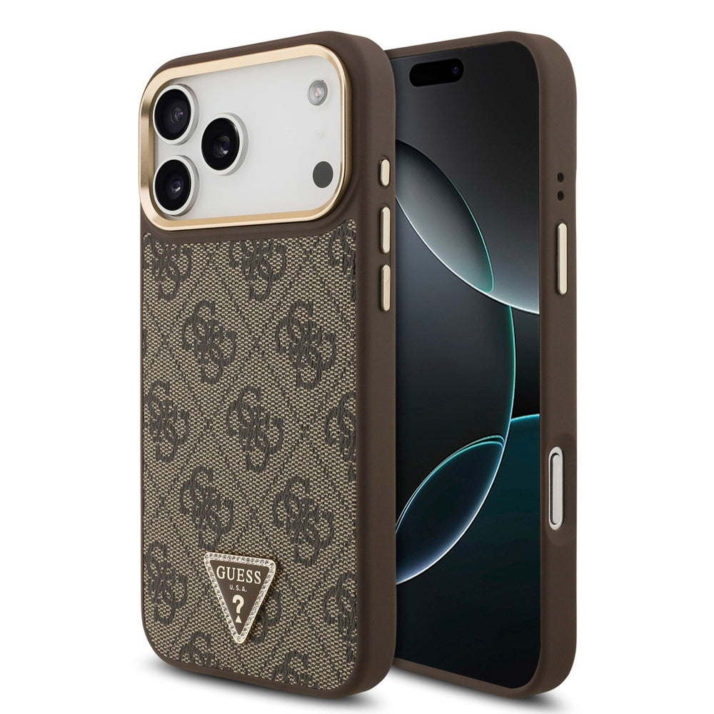Guess iPhone 17 Pro Max Back Cover hoesje - MagSafe - Bruin-Hoesjes-Ilumina Benelux