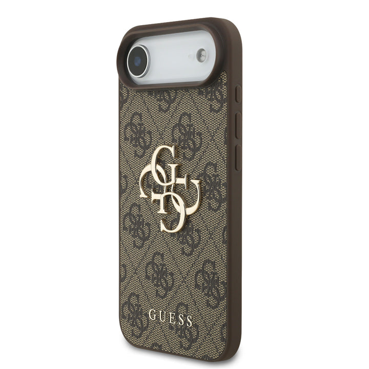 Guess iPhone Air Backcover hoesje - 4G - Big Metal Logo - Bruin-Hoesjes-Ilumina Benelux