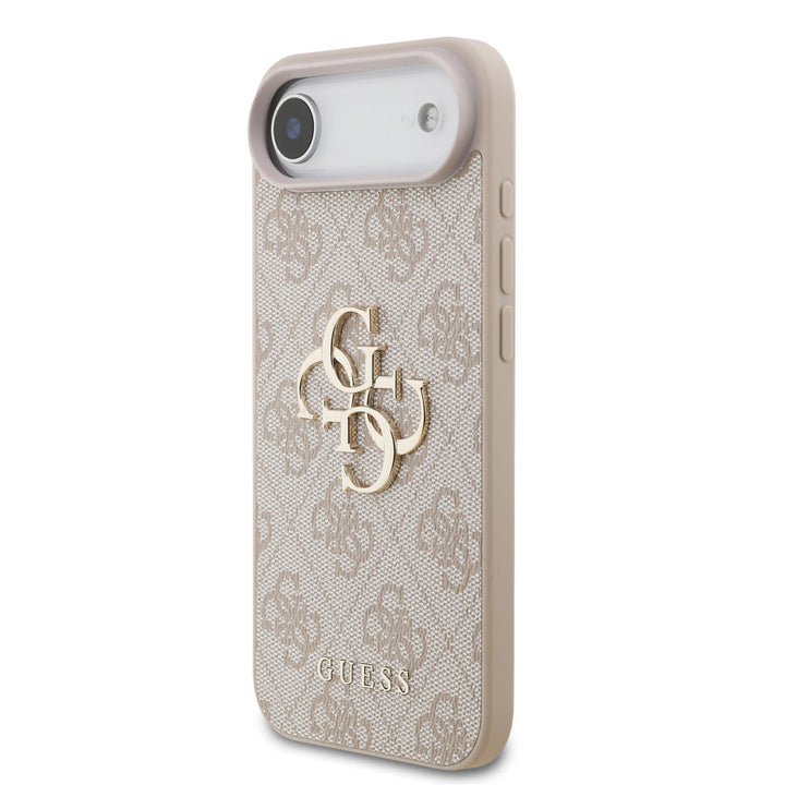 Guess iPhone Air Backcover hoesje - 4G - Big Metal Logo - Roze-Hoesjes-Ilumina Benelux