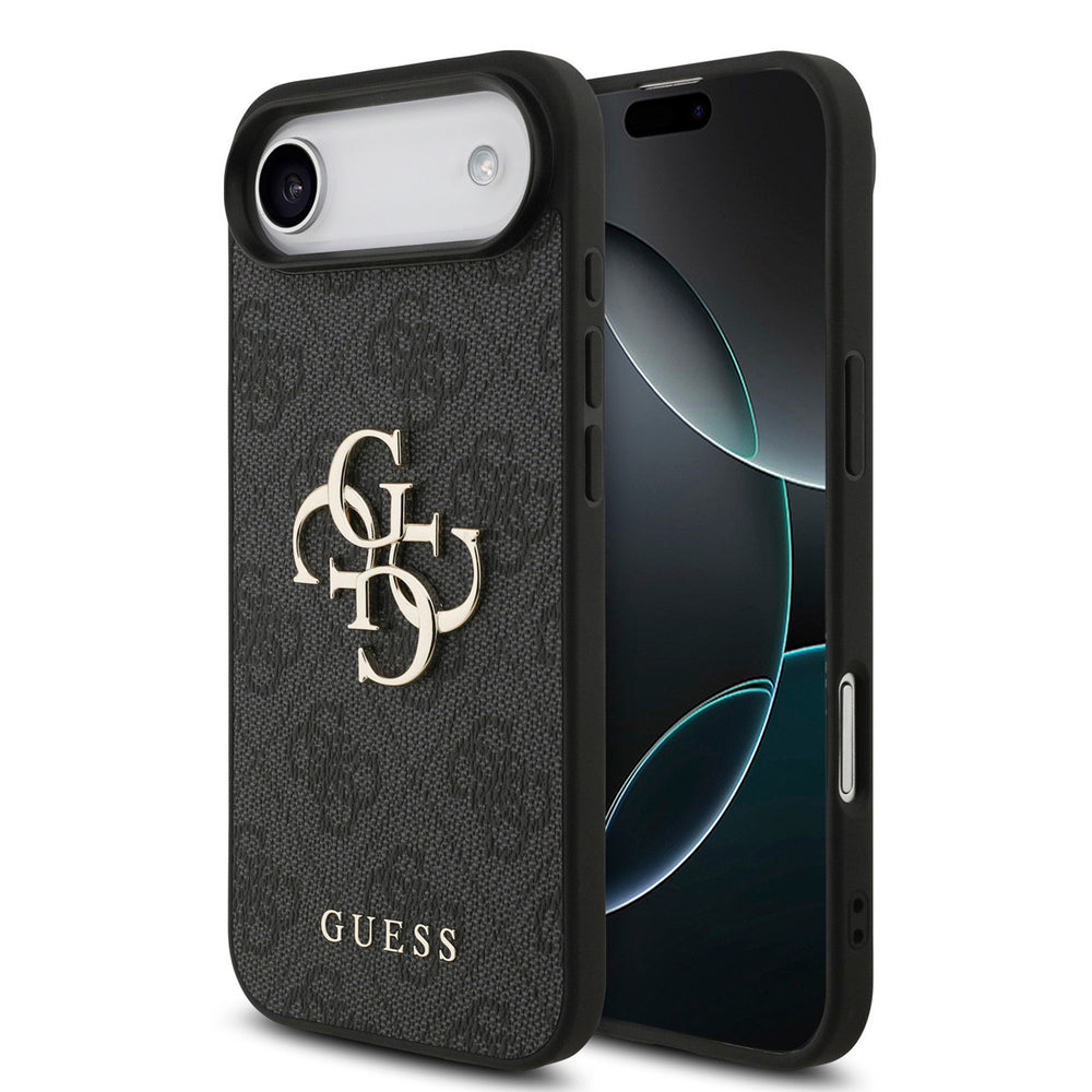 Guess iPhone Air Backcover hoesje - 4G - Big Metal Logo - Zwart-Hoesjes-Ilumina Benelux