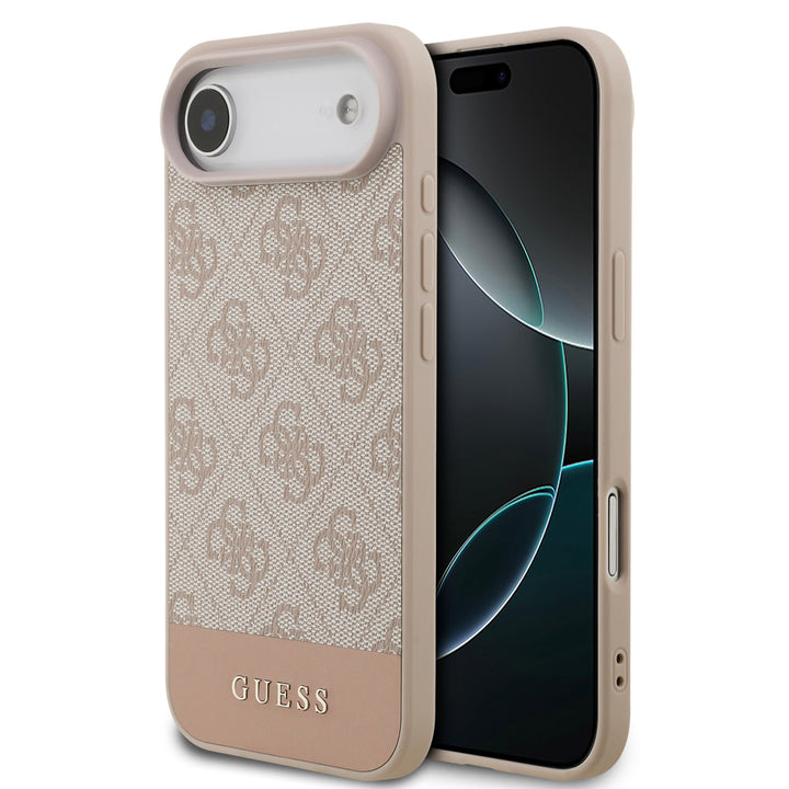 Guess iPhone Air Backcover hoesje - 4G Bottom Stripe - Roze-Hoesjes-Ilumina Benelux