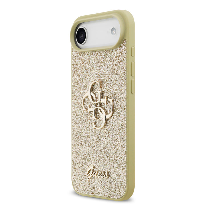 Guess iPhone Air Backcover hoesje - Big 4G - Fixed Glitter - Goud-Hoesjes-Ilumina Benelux