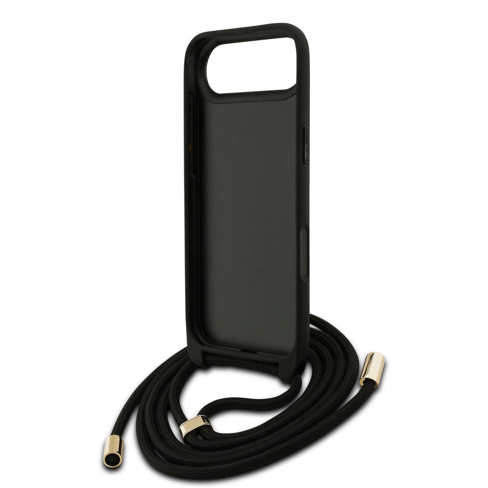 Guess iPhone Air Backcover hoesje - Crossbody 4G Big Logo - Cord Strap - Zwart-Hoesjes-Ilumina Benelux
