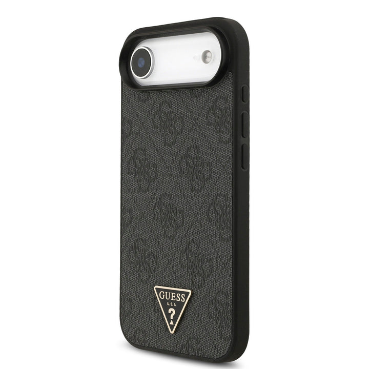 Guess iPhone Air Backcover hoesje - MagSafe - 4G Triangle Logo - Pearl Strap - Zwart-Hoesjes-Ilumina Benelux