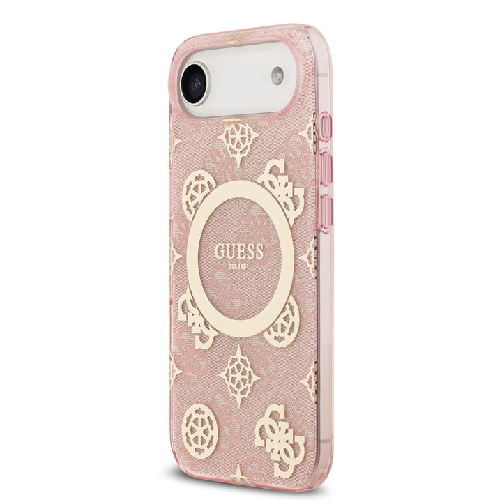 Guess iPhone Air Backcover hoesje - MagSafe - Peony on 4G Background - Roze-Hoesjes-Ilumina Benelux