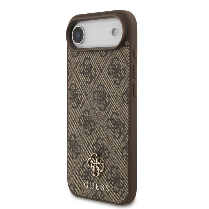 Guess iPhone Air Backcover hoesje - MagSafe - Small 4G & Classic Metal Logo - Bruin-Hoesjes-Ilumina Benelux