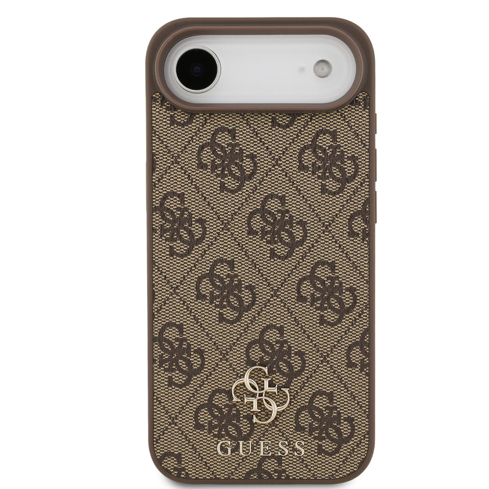 Guess iPhone Air Backcover hoesje - MagSafe - Small 4G & Classic Metal Logo - Bruin-Hoesjes-Ilumina Benelux