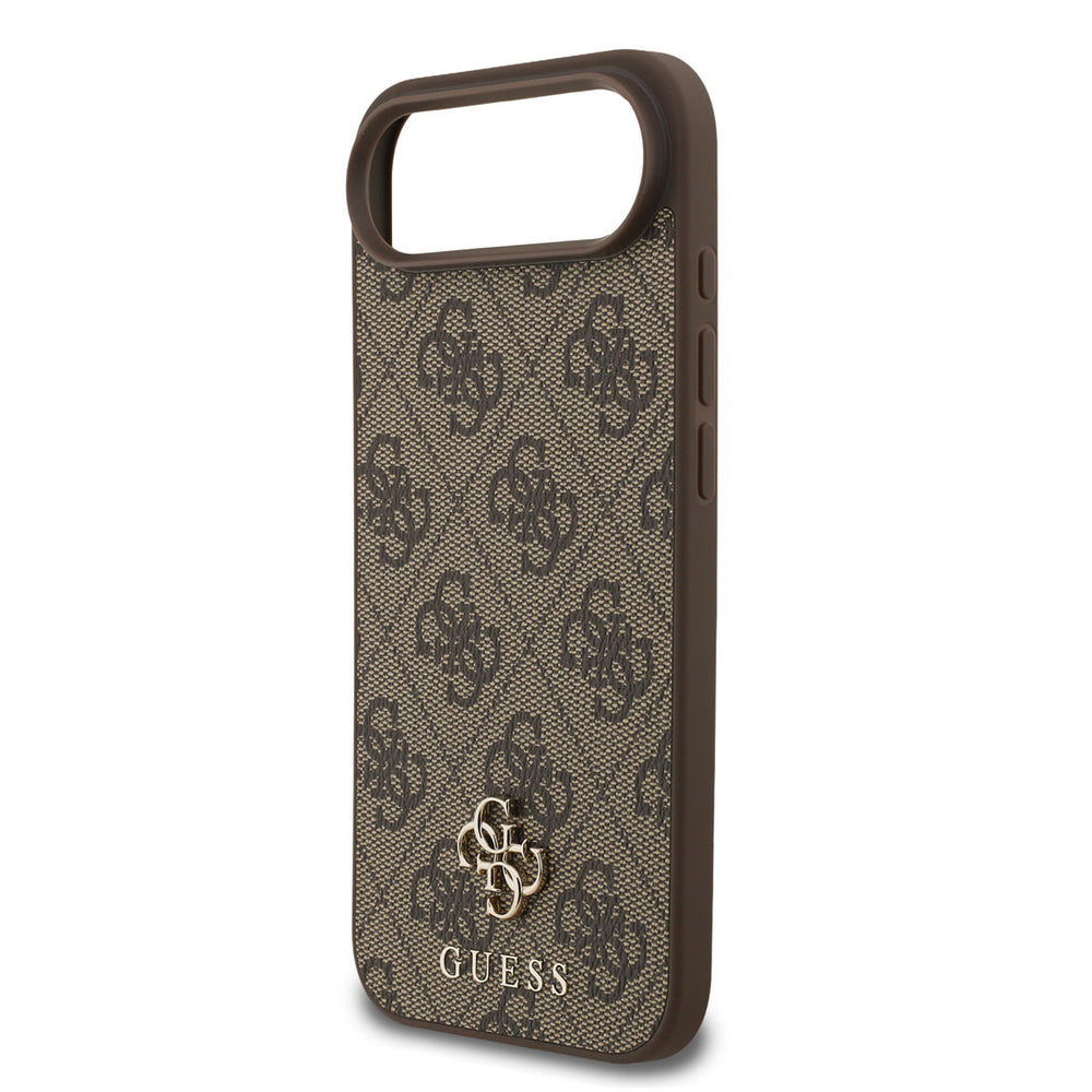 Guess iPhone Air Backcover hoesje - MagSafe - Small 4G & Classic Metal Logo - Bruin-Hoesjes-Ilumina Benelux