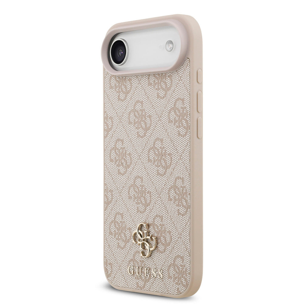 Guess iPhone Air Backcover hoesje - MagSafe - Small 4G & Classic Metal Logo - Roze-Hoesjes-Ilumina Benelux