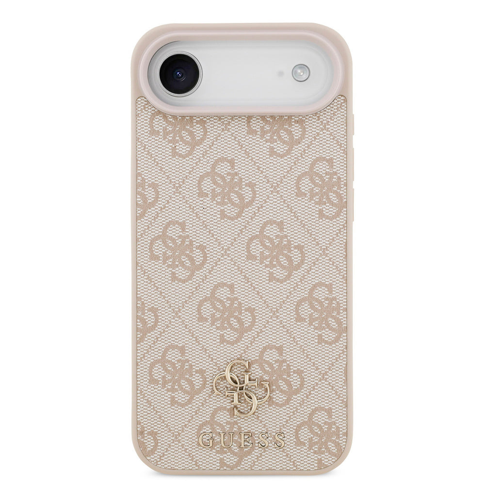 Guess iPhone Air Backcover hoesje - MagSafe - Small 4G & Classic Metal Logo - Roze-Hoesjes-Ilumina Benelux