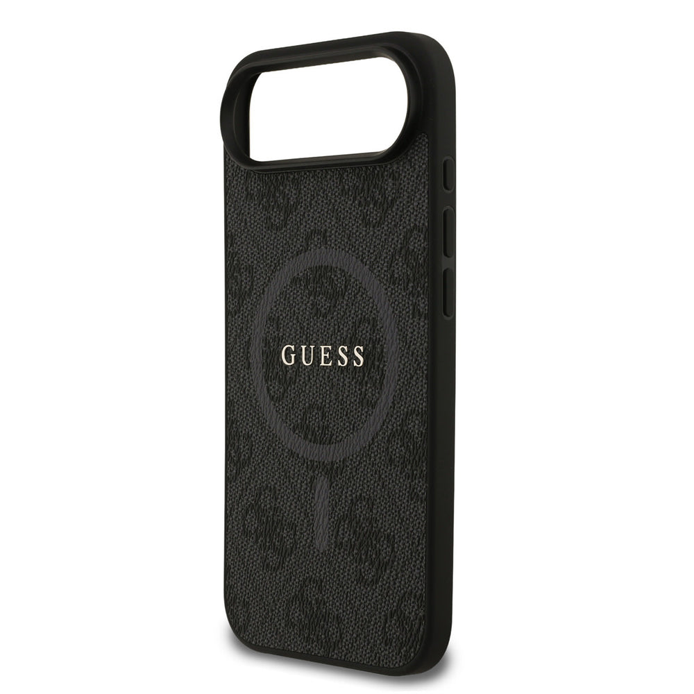 Guess iPhone Air Backcover hoesje - Magsafe PU Leather - 4G Classic Logo - Zwart-Hoesjes-Ilumina Benelux