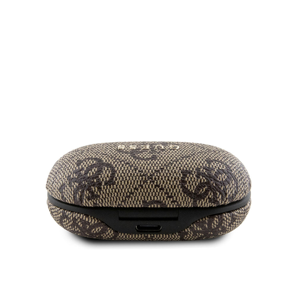 Guess oordopje TWS - ENC 4G - met oplaaddoos - Bruin-In-ear koptelefoon-Ilumina Benelux