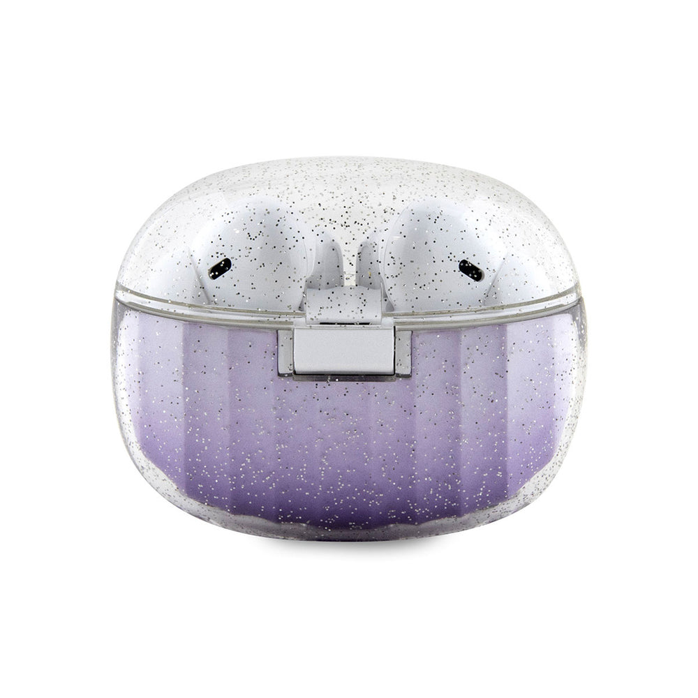 Guess oortje TWS - glitter gradient - Paars-In-ear koptelefoon-Ilumina Benelux